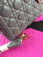 Replica Dior Lady Default Leather Gray
