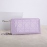 Dior Escapade Wallet In Patent Leahter D0811 Lavender