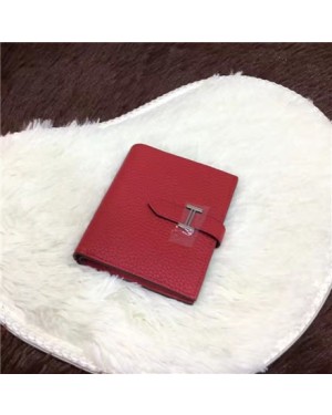 Hermes Bi-Fold Wallet H006 Red